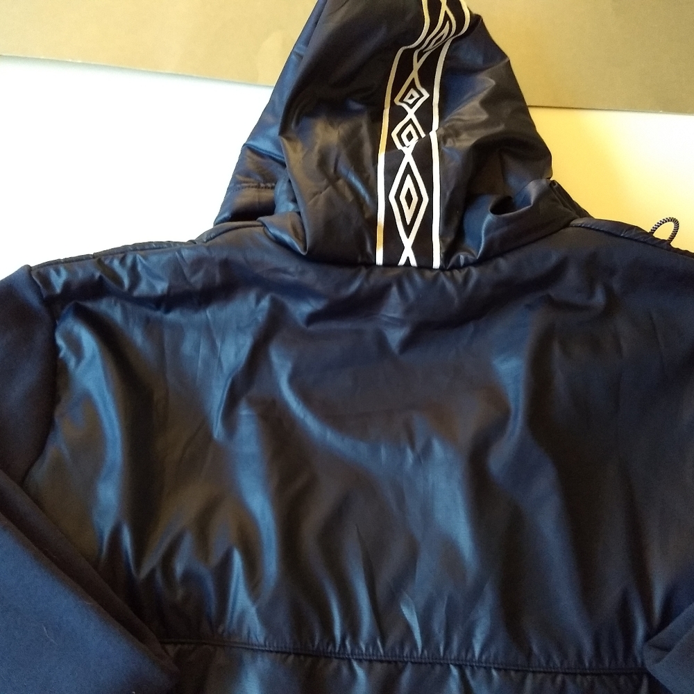 Umbro soccer jacket men XL blue fleece mix. New - Picture 5 of 5